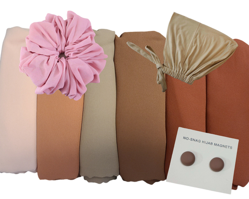 Dessert Rose Hijab Set - MODESTY MUSLIMAH