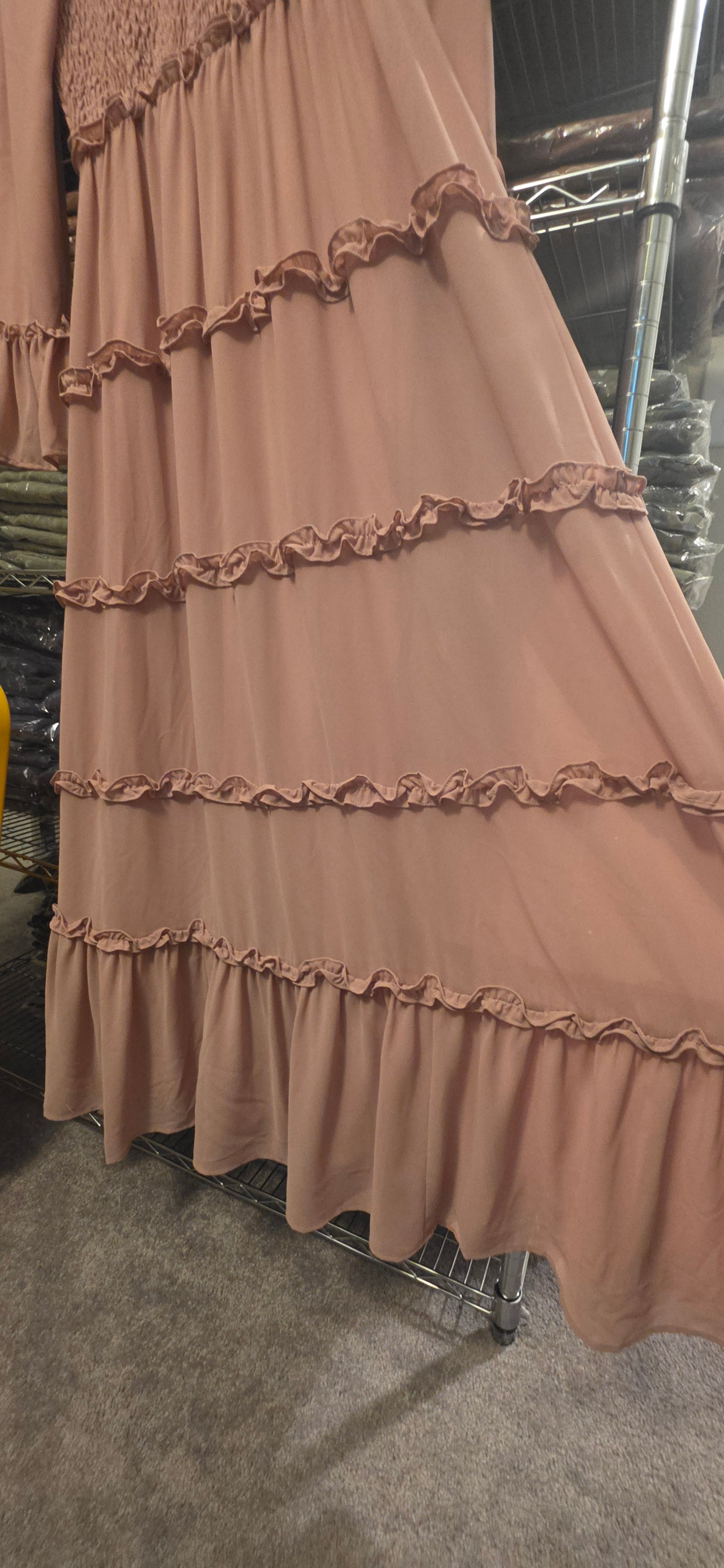 Elevate Your Style with the Elegant Chiffon Maxi Dress - Malikah