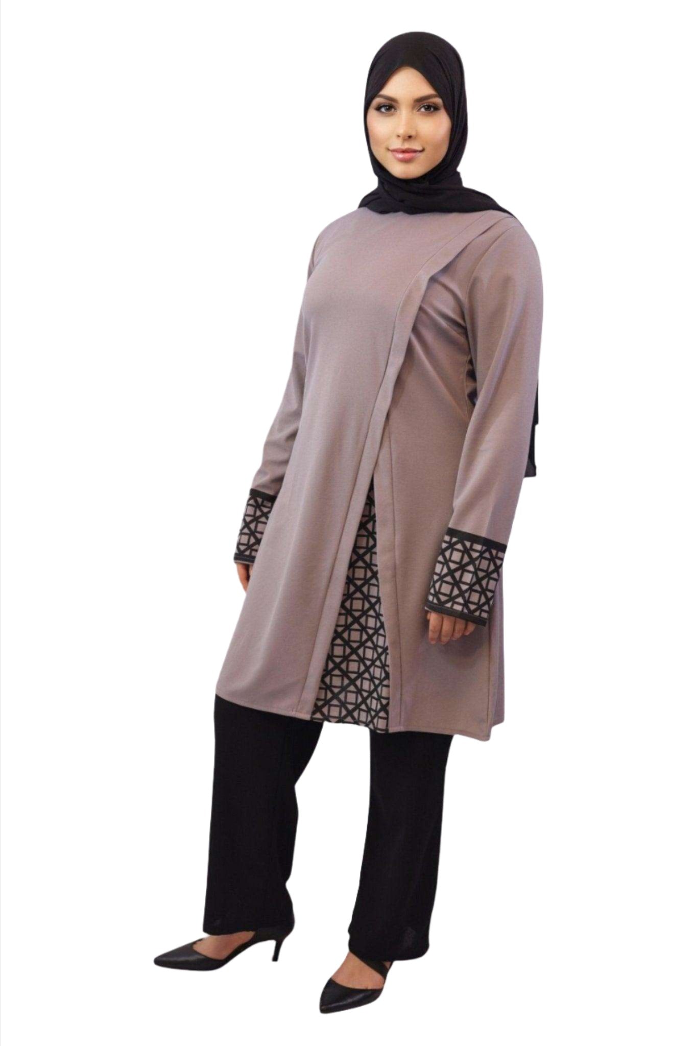 Aafia Top and Pants Outfit Set - MODESTY MUSLIMAH