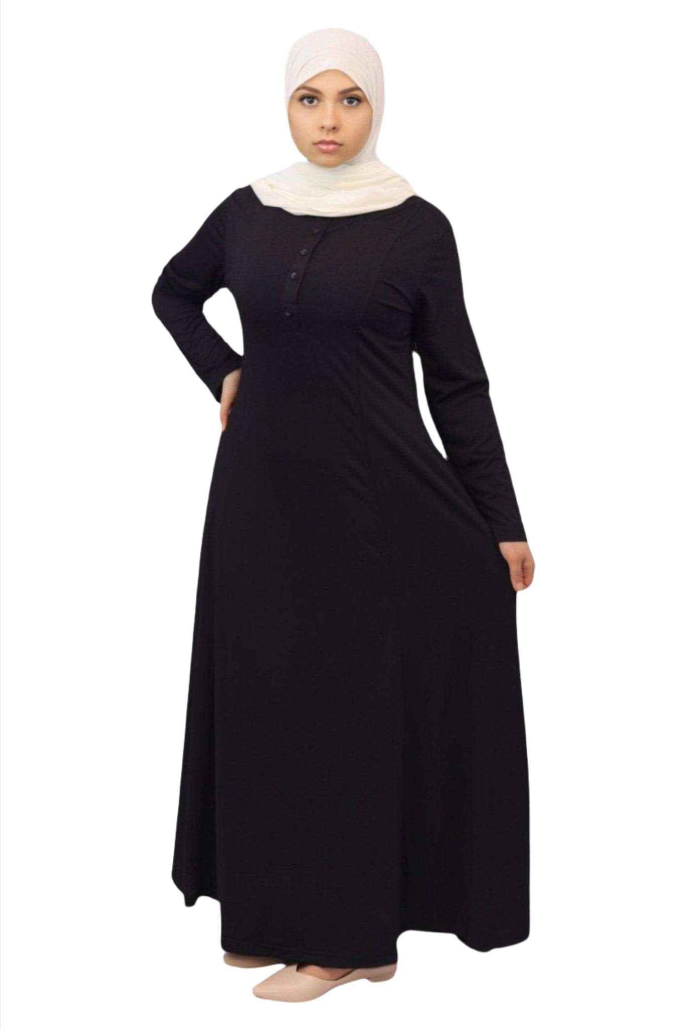 Aaira Traditional Abaya Black dress