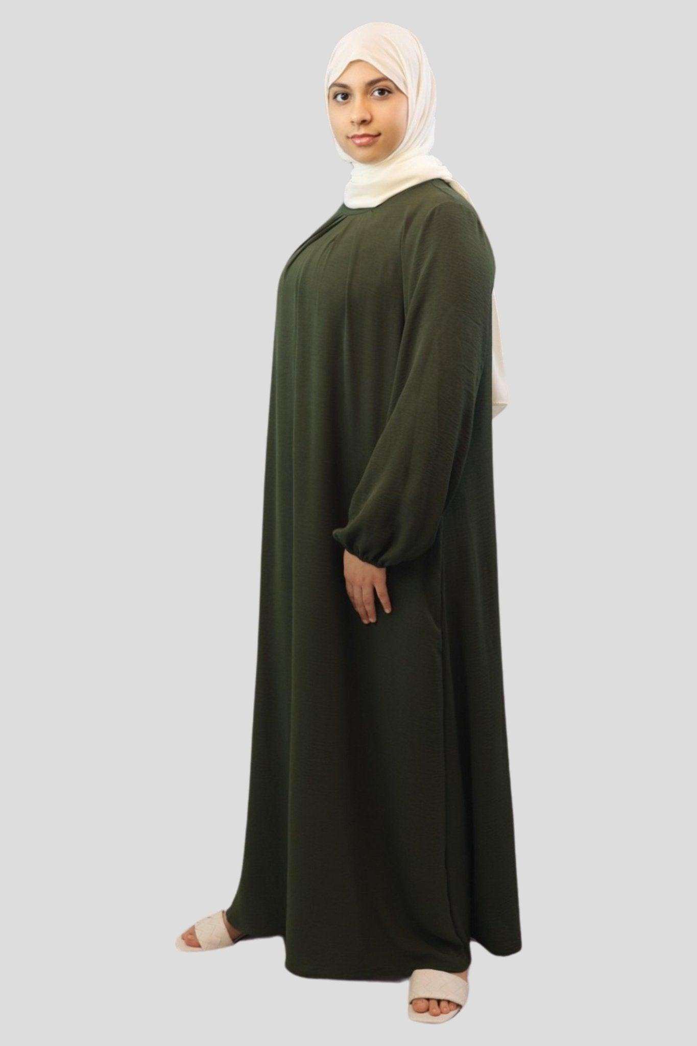Aaliyah Pleated Abaya - MODESTY MUSLIMAH