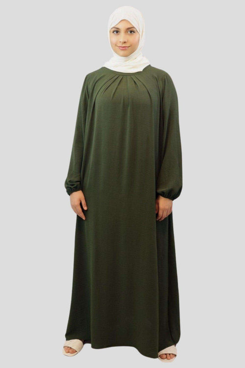 Aaliyah Pleated Abaya - MODESTY MUSLIMAH