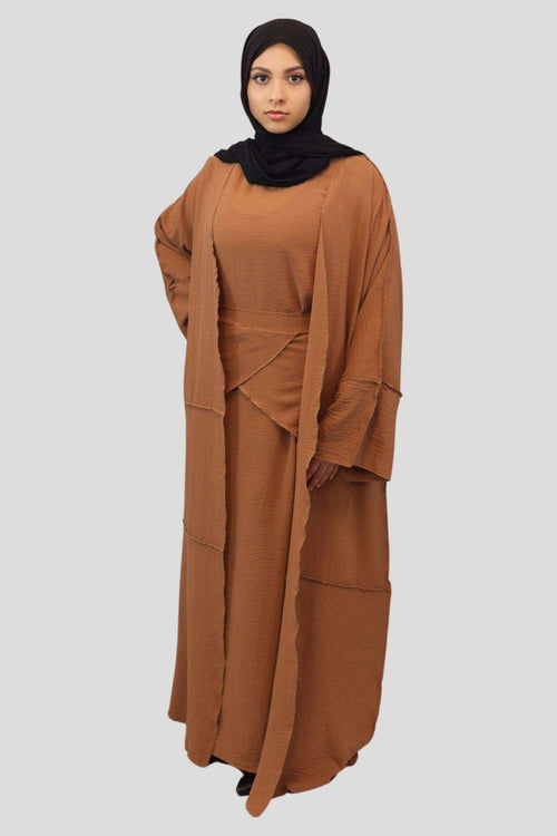Aicha Kimono Open Abaya Set - MODESTY MUSLIMAH