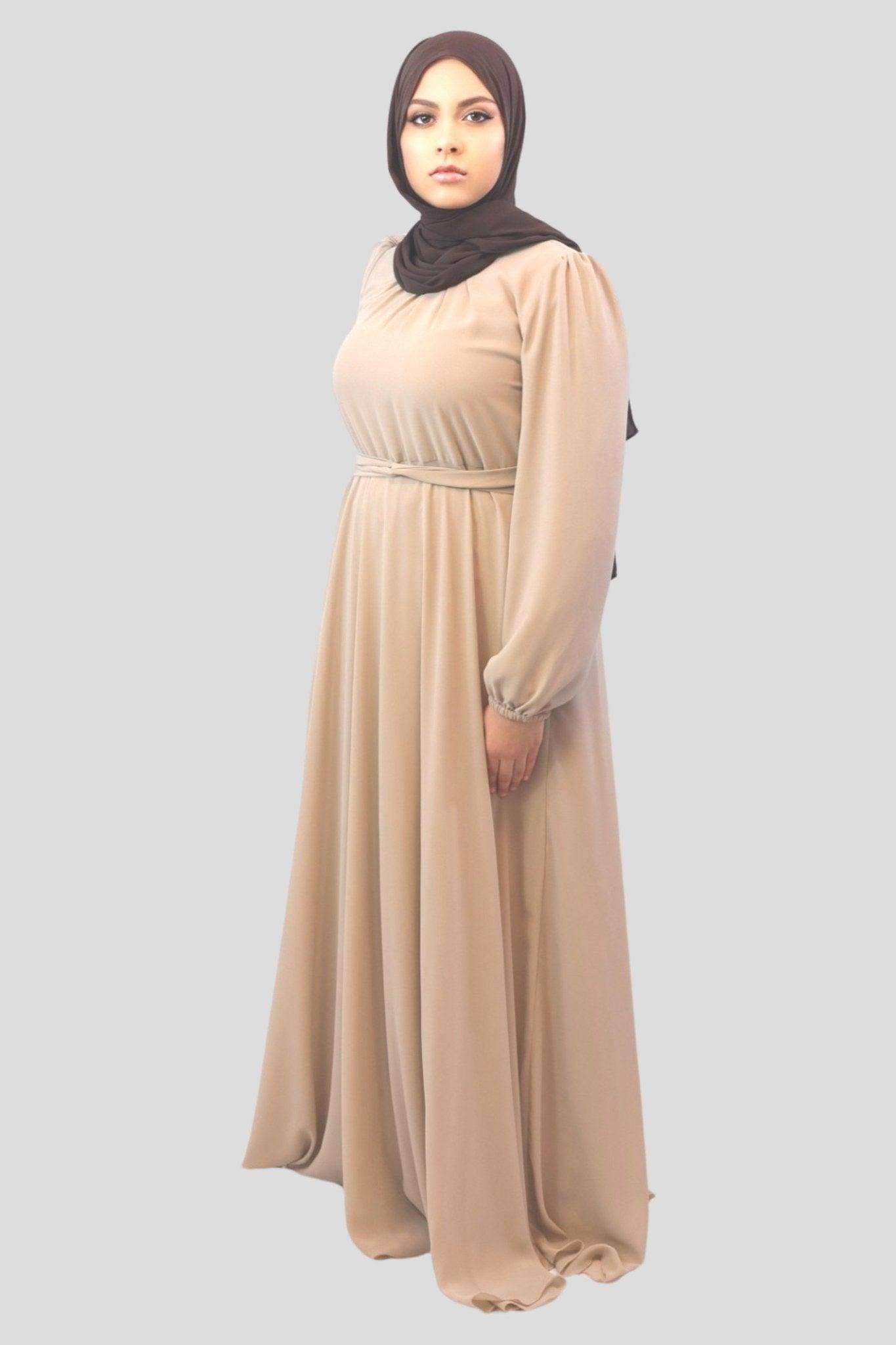 Alishba Chiffon Maxi dress - MODESTY MUSLIMAH