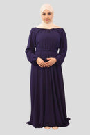 Alishba Chiffon Maxi dress - MODESTY MUSLIMAH