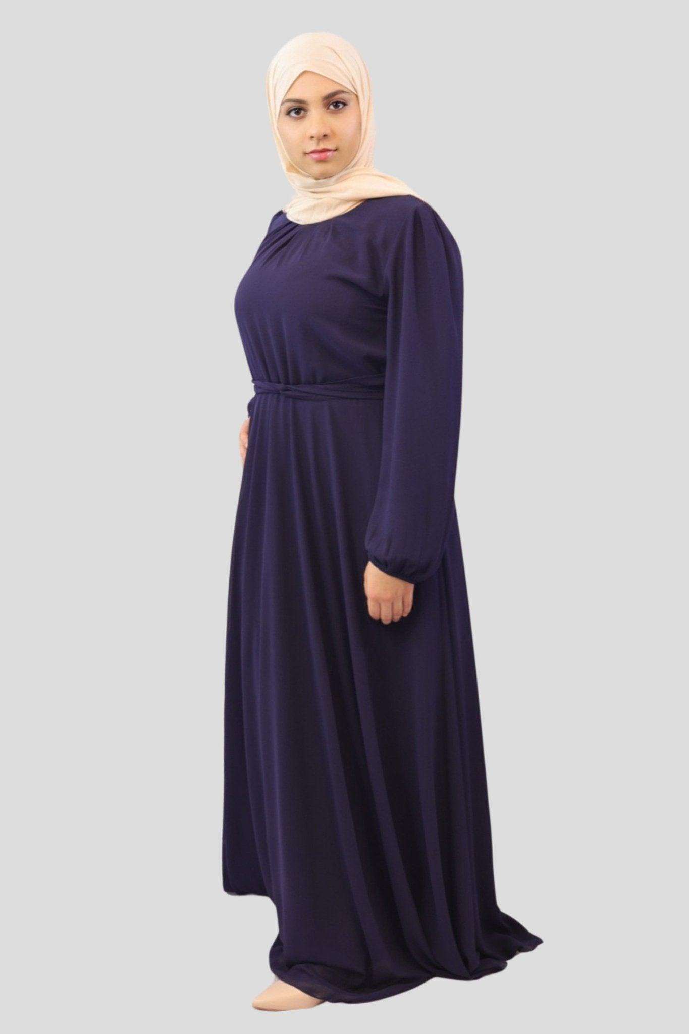 Alishba Chiffon Maxi dress - MODESTY MUSLIMAH