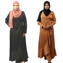 Amara Wrap Front Satin Maxi Dress – Elegant Modest Evening Dress