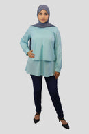 Anila Mid Length Layered Tunic - MODESTY MUSLIMAH