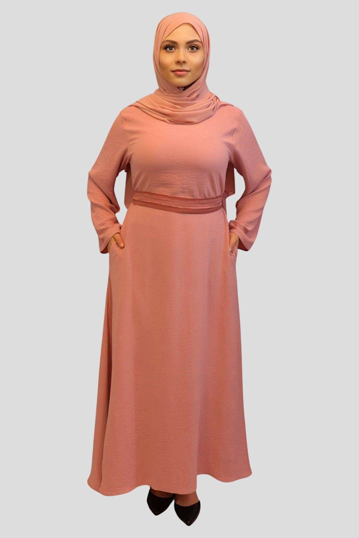 Inaya Kimono Open Abaya Dress - MODESTY MUSLIMAH