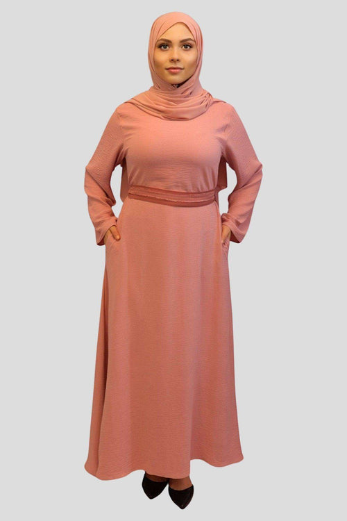 Inaya Kimono Open Abaya Dress - MODESTY MUSLIMAH