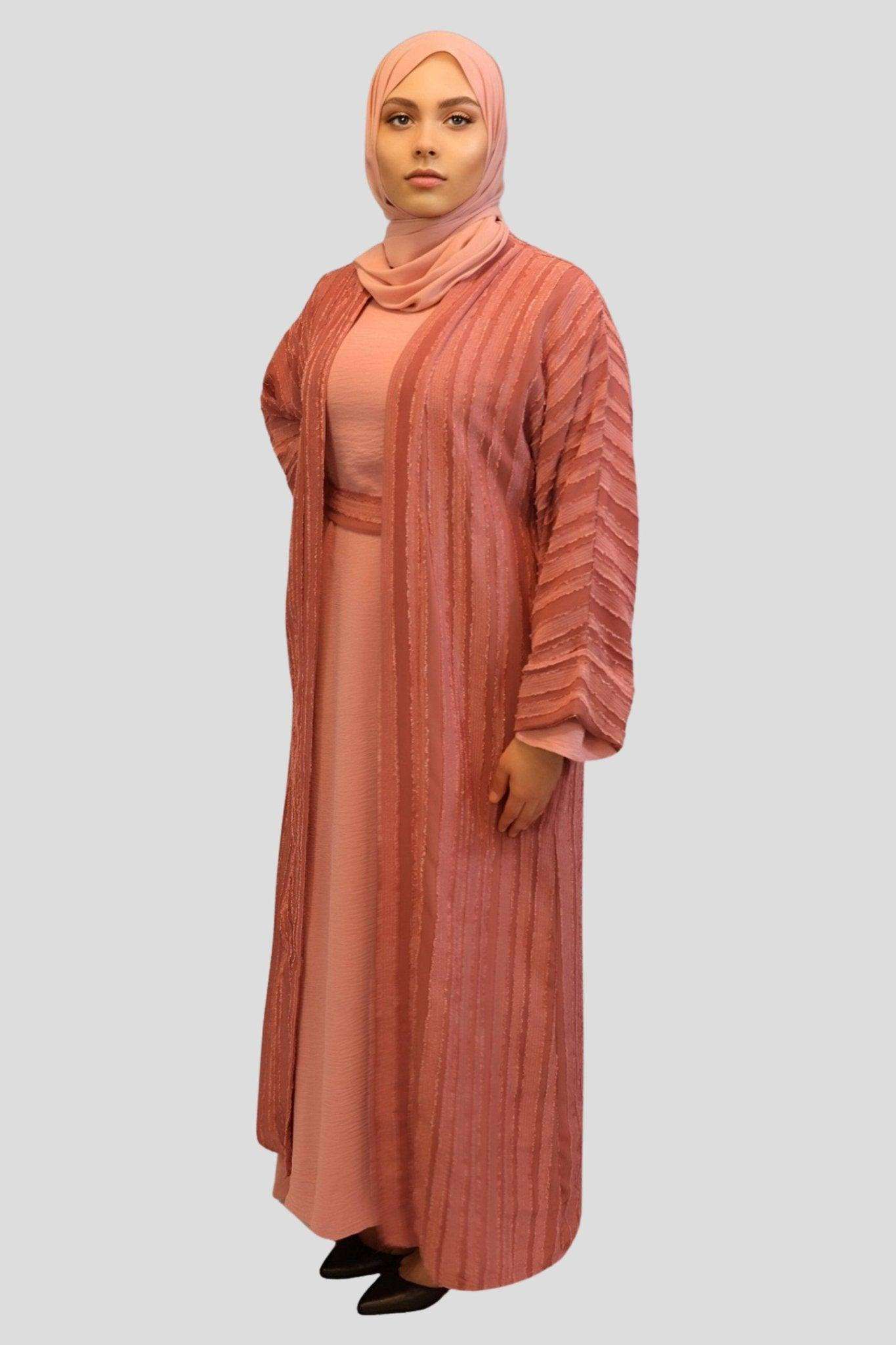 Inaya Kimono Open Abaya Dress - MODESTY MUSLIMAH