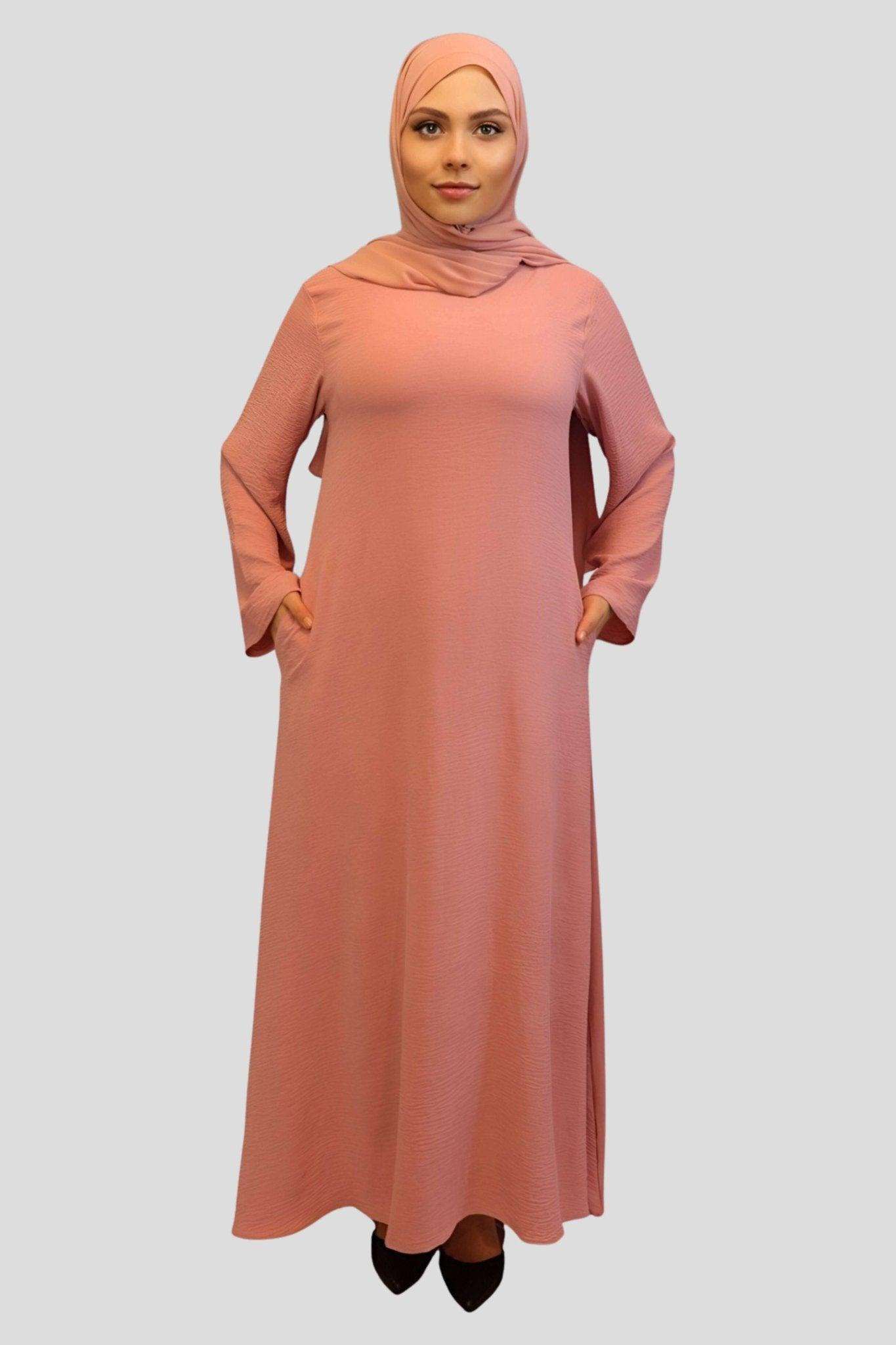 Inaya Kimono Open Abaya Dress outfit set - MODESTY MUSLIMAH