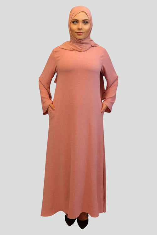 Inaya Kimono Open Abaya Dress outfit set - MODESTY MUSLIMAH
