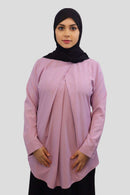 Kiran Neck Pleated Tunic - MODESTY MUSLIMAH