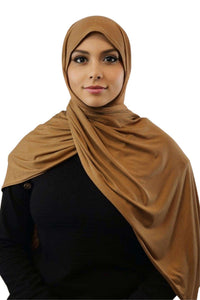Elevate Your Look with the Luxe Jersey Hijab Gift Set – 5 Chic Colors for Effortless Elegance