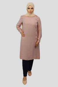 Elevate Your Everyday Style with the Madiha Midi Tunic Shirtdress