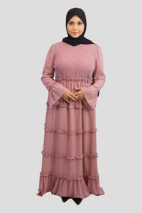 Elevate Your Style with the Elegant Chiffon Maxi Dress - Malikah