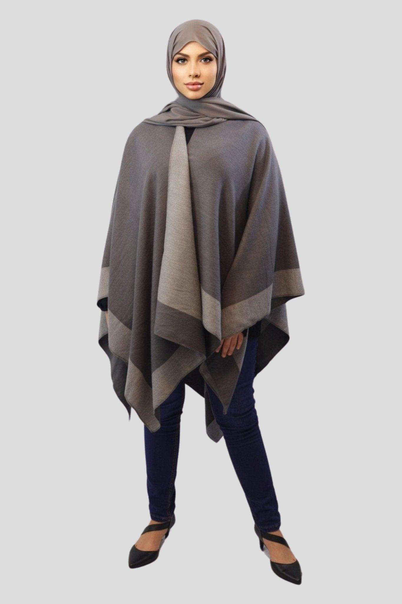 Muriha Reversible Ponchos - MODESTY MUSLIMAH