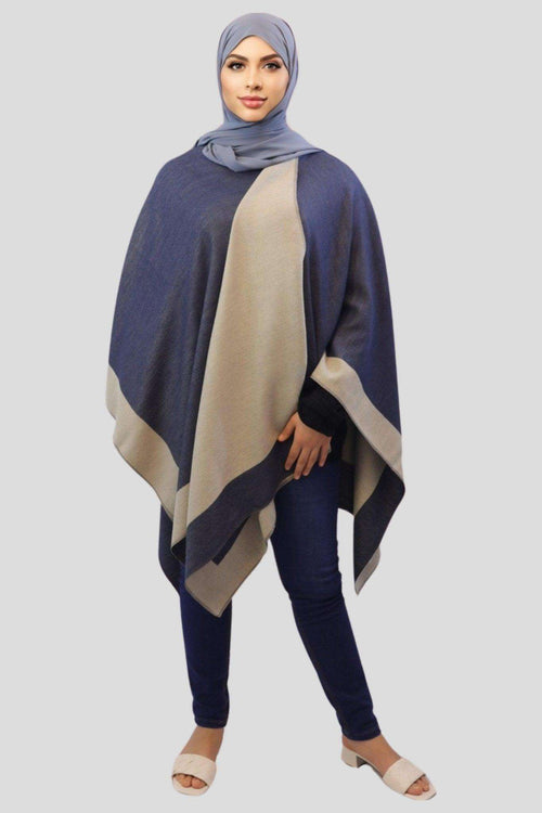 Muriha Reversible Ponchos - MODESTY MUSLIMAH
