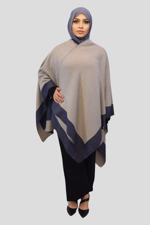 Muriha Reversible Ponchos - MODESTY MUSLIMAH