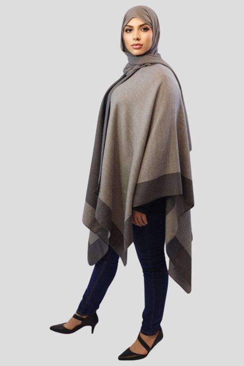 Muriha Reversible Ponchos - MODESTY MUSLIMAH
