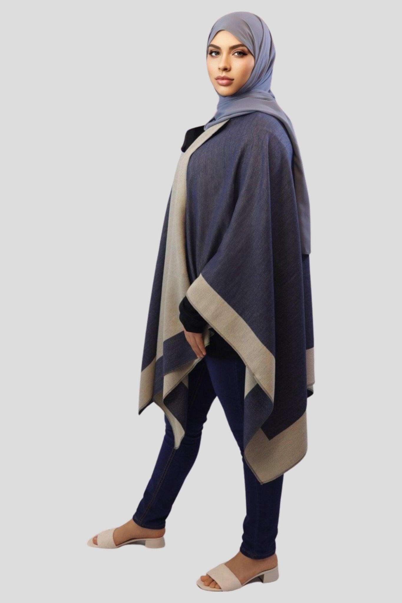 Muriha Reversible Ponchos - MODESTY MUSLIMAH