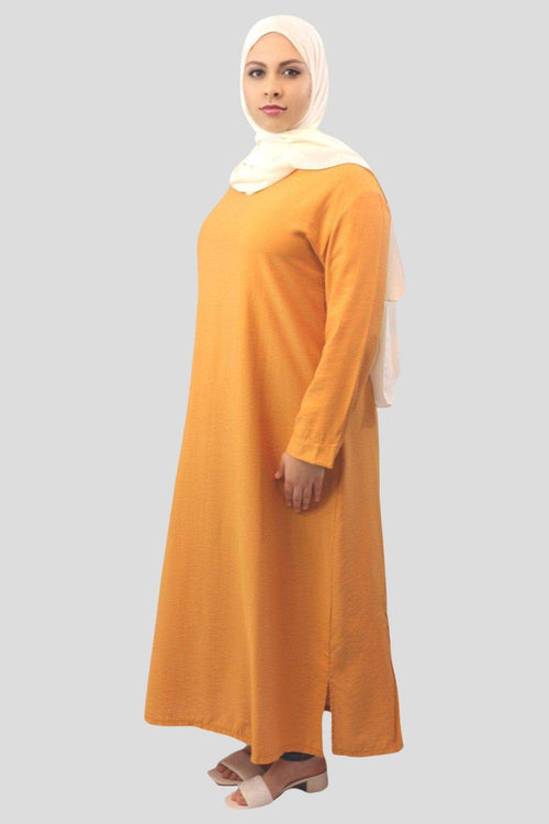 Nazia Side Splitted Shir tdress - MODESTY MUSLIMAH