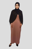 Nida Solid Bodycon Inner Maxi abaya - MODESTY MUSLIMAH
