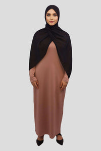 Elevate Your Elegance with the Nida Bodycon Inner Dress Abaya