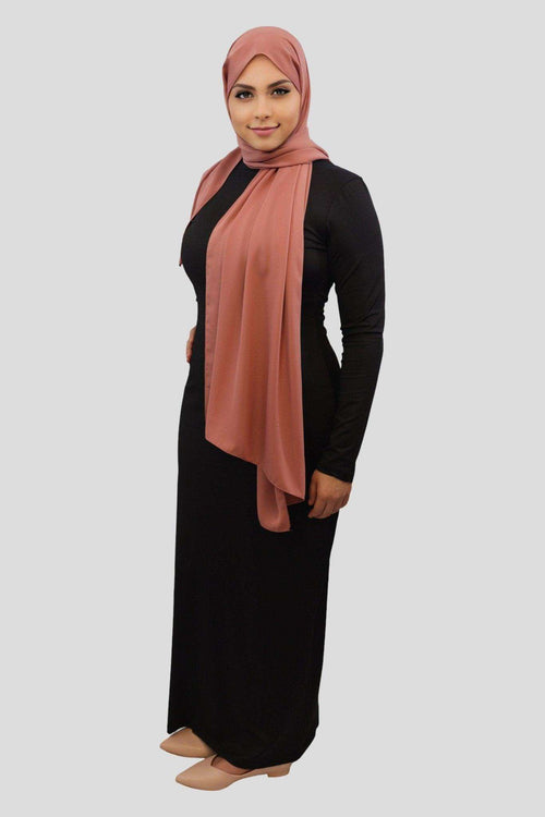 Nida Solid Bodycon Inner Maxi abaya - MODESTY MUSLIMAH