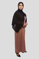 Nida Solid Bodycon Inner Maxi abaya - MODESTY MUSLIMAH