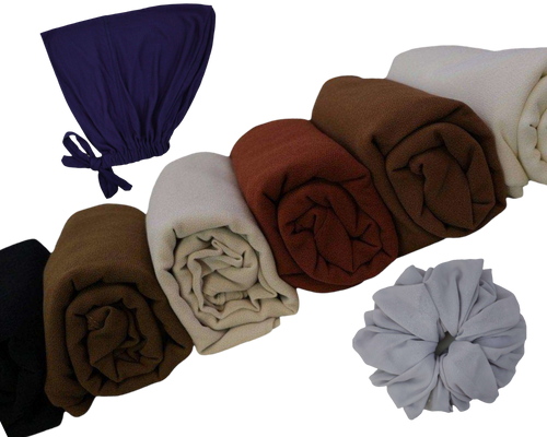 Essential Hijab Set with Accessories - Your Daily Elegance Redefined
