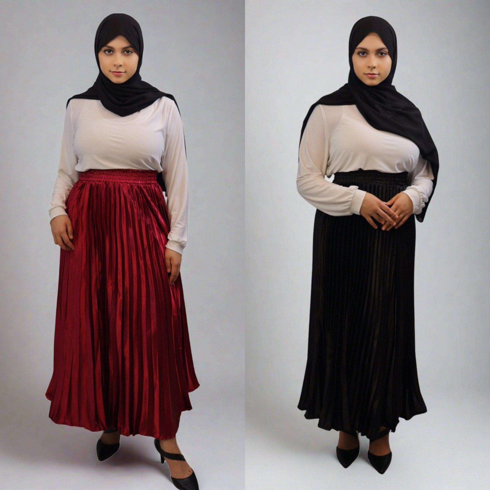 Embrace Elegance with the Modest Pleated Skirt - Timeless Style for Every Occasion
