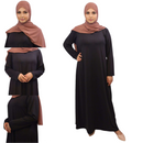 Sadia Elegant Black Abaya
