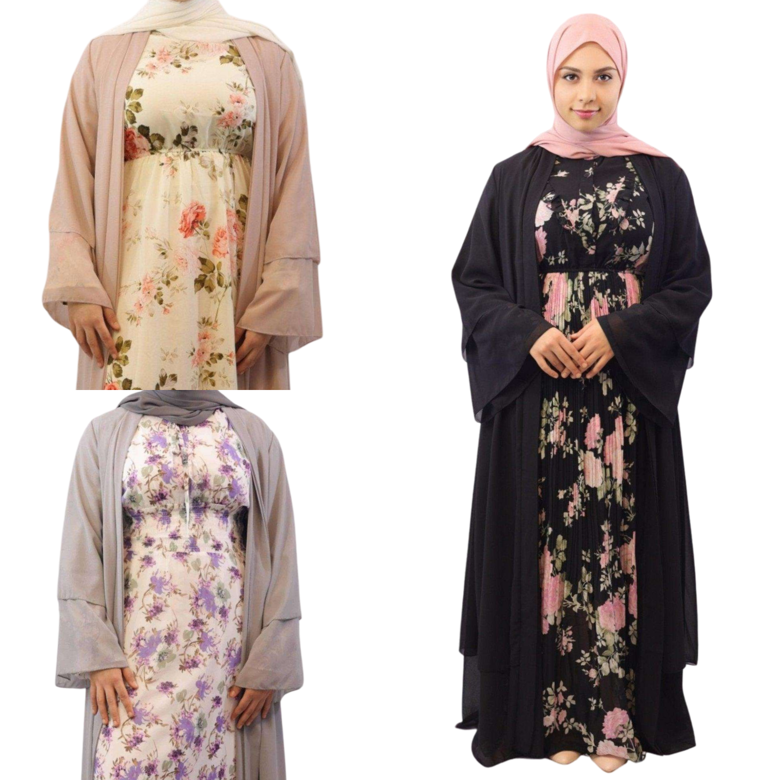 Elevate Your Style with the Basma Layered Chiffon Kimono for Parties