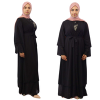 Elevate Your Style with the Basma Layered Chiffon Kimono for Parties