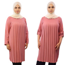 Naila Long Sleeved Pleated Tunic