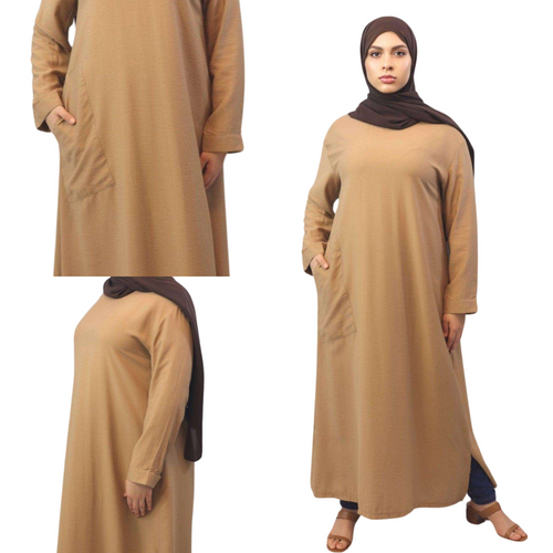 Nazia Side Splitted Shirtdress
