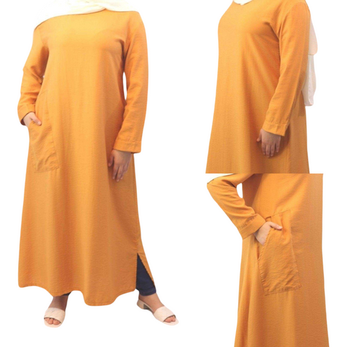 Nazia Side Splitted Shirtdress