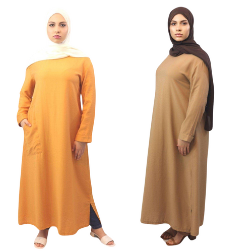Nazia Side Splitted Shirtdress