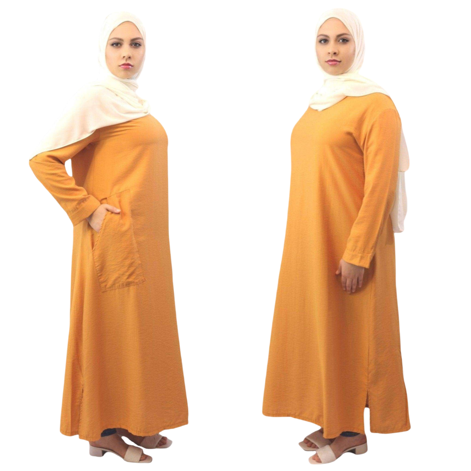 Nazia Side Splitted Shirtdress