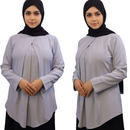 Kiran Neck Pleated Tunic