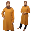 Madiha Midi Tunic Button Shirtdress