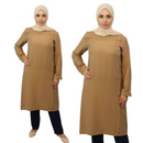 Madiha Midi Tunic Button Shirtdress