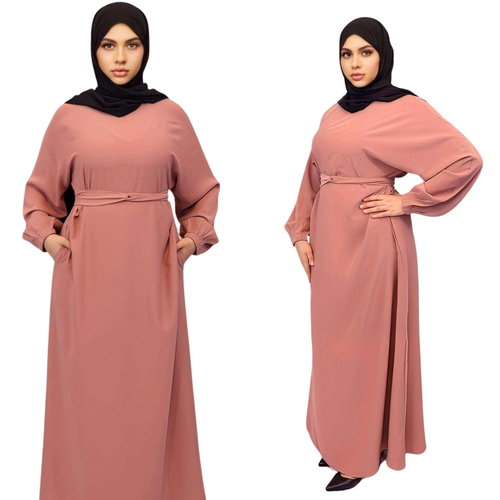 Khadijah Nida Elastic Cuffed Abaya
