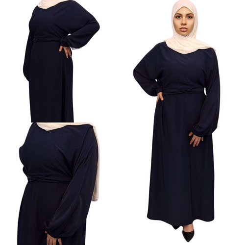 Khadijah Nida Elastic Cuffed Abaya