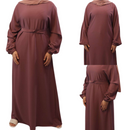 Khadijah Nida Elastic Cuffed Abaya
