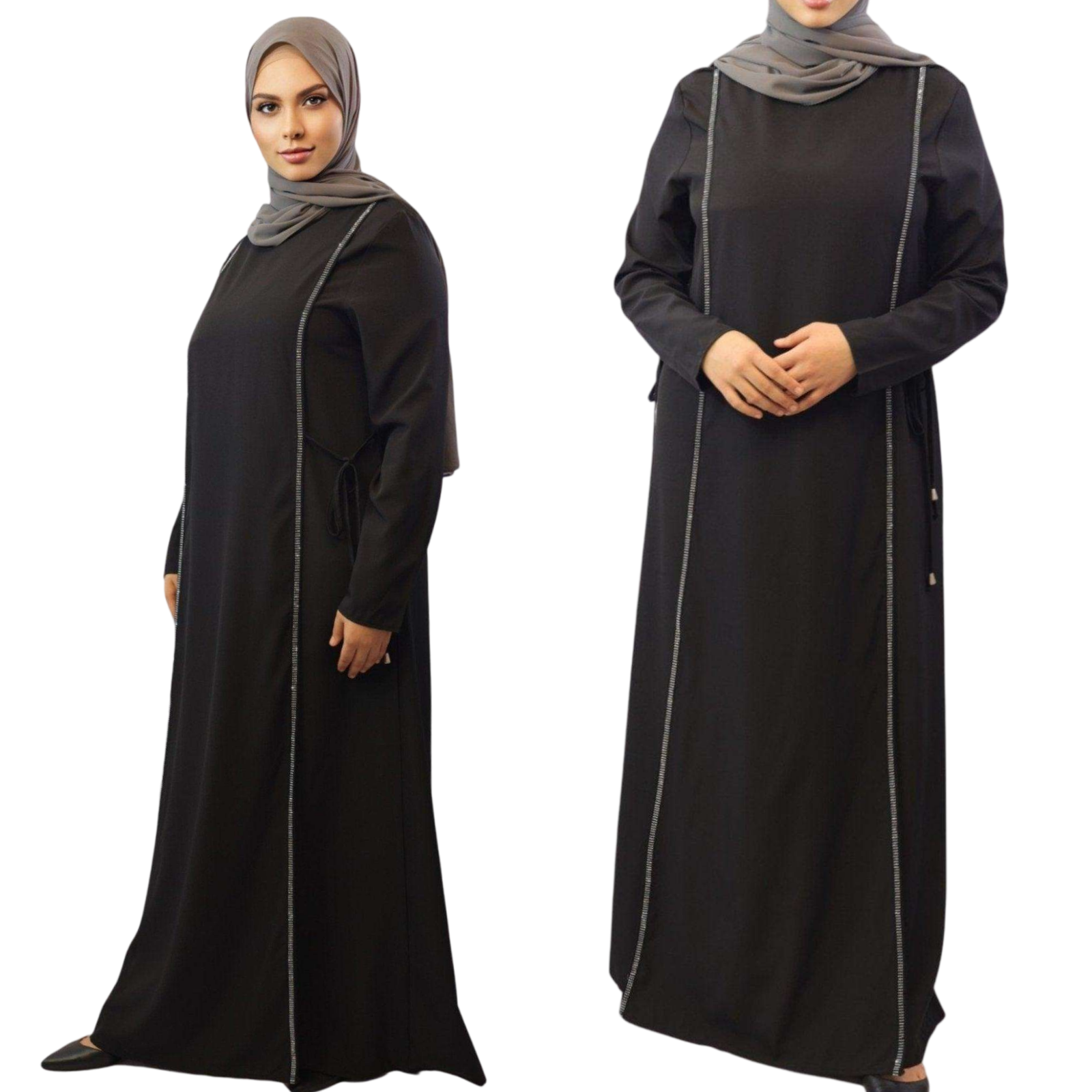 Sara Waist Tied Abaya: Experience Effortless Elegance and Comfort