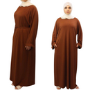 Aamina Ribbed Sweater Abaya