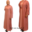 Inaya Kimono Open Abaya Dress outfit 2 pc set
